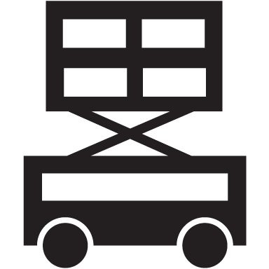 Odkup gradbene mehanizacije - ikona dvižna ploščad